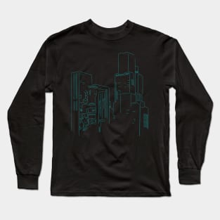 Cyberpunk City Long Sleeve T-Shirt